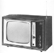 1967.11 Sharp / Black and white TV / 12T-P3 / Pure tiger (first domestically produced pure transistor TV) / 45,800 yen